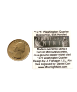Very Rare 1975 Washington Quarter Fantasy Overstrike Daniel Carr - $494.99