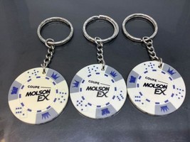 Coupe Molson Ex Promo Keyring C ASIN O Charlevoix Keychain Poker Chips Porte-Clés - £10.69 GBP
