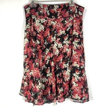 Women&#39;s East 5th FLORAL PRINT SKIRT FLOWY Size 18 - $11.11