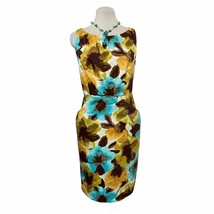 New Directions Floral Sleeveless Sheath Dress Size 8 - £19.50 GBP