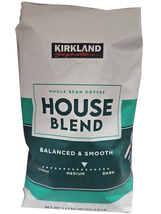 Kirkland Signature Whole Bean Coffee House Blend Medium-Roast, 40 Oz - £23.87 GBP