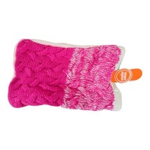 Wonder Nation Girls Snood Neck Scarf Fleece Lined Pink Frost Stripe One ... - £7.76 GBP