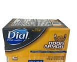 Dial Soap for Men Odor Armor Bar Soap Antibacterial 2 Bars 6.4 oz Sealed - £19.73 GBP