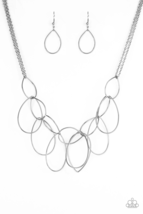 Paparazzi Top-Tear Fashion Silver Necklace - New - $4.50