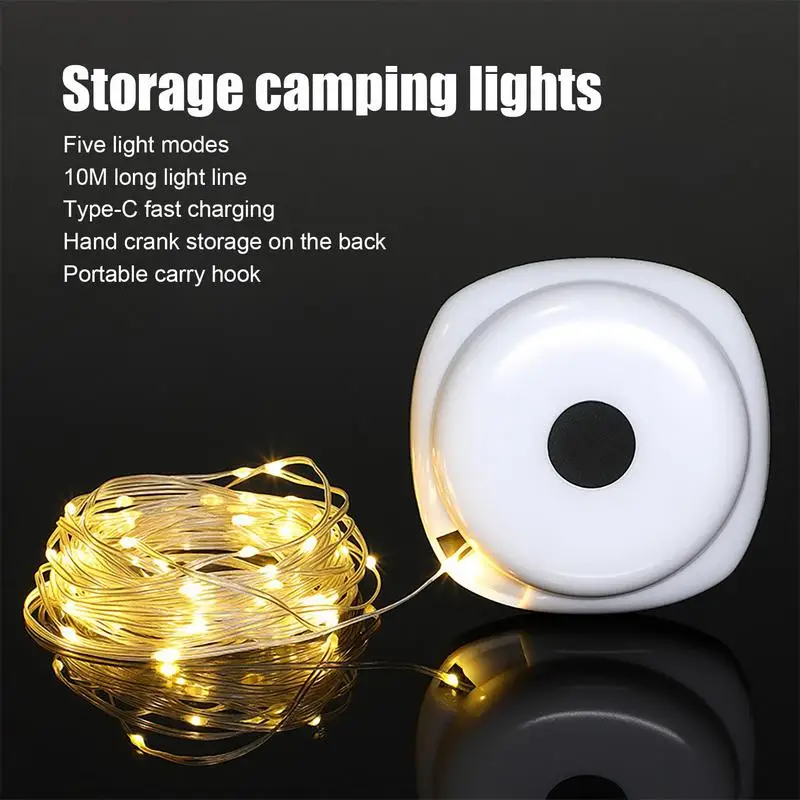 Recharge Camping LED Light Strip Atmosphere Lamp Rechargeable Portable Flexible - £20.09 GBP