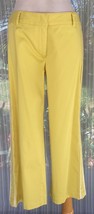 Bcbg Maxazria Stretch Cotton Crop Pant New 2/4/6/8 XS/S/M Yellow White $134 Nwt - £31.93 GBP