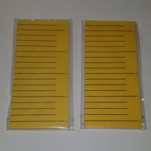 NEW 2 Horizon Yellow Lined Notepads Magnet 80 Sheets Lot 2012 - $9.22