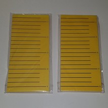 NEW 2 Horizon Yellow Lined Notepads Magnet 80 Sheets Lot 2012 - £7.10 GBP