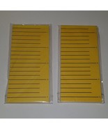 NEW 2 Horizon Yellow Lined Notepads Magnet 80 Sheets Lot 2012 - £7.09 GBP