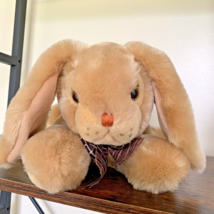 Carlton Cards Realistic Bunny Rabbit Plush Long Earred Stuffed Animal - $24.70