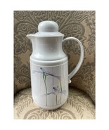 Phoenix Thermos Coffee Tea Carafe - Painted Floral Pattern.  So Cute! - $171.06 MXN