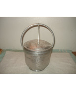 Vintage Hammered Aluminum ICE BUCKET CHAMPAGNE COOLER ALPINE MADE IN ITALY - £15.56 GBP