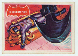 1966 Topps Batman Card 5A ~ #5/10 Puzzle Back Pit &amp; The Pendulum Edgar A... - $9.89