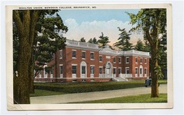 Moulton Union Postcard Bowdoin College Brunswick Maine  - £7.91 GBP