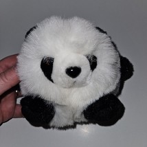 VTG Swibco Puffkins MJC Black White Peter Panda Bear Plush Stuffed Toy 1994 - £7.69 GBP