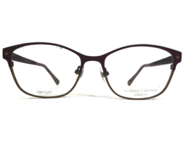 Prodesign Denmark Eyeglasses Frames 1417 c.3821 Burgundy Red Cat Eye 53-16-140 - £52.03 GBP