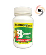 6x Bottles Healthy Sense B Complex Dietary Supplement Tablets | 30 Per B... - $17.31