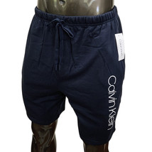 Nwt Calvin Klein Msrp $56.99 Men&#39;s Navy Blue Drawstring Pull On Sleepwear Shorts - £18.04 GBP