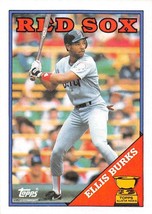 1988 Topps #269 Ellis Burks RC Rookie Card All Star Rookie  Boston Red Sox ⚾ - £0.69 GBP
