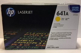 Sealed NIP HP 641A C9722A Yellow Print Cartridge Toner LaserJet 4600 4610 4650 - $39.59