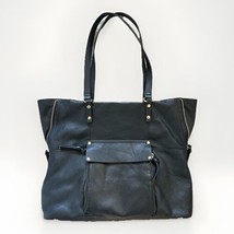 Kooba Soft Black Pebbled Leather “Everette” Shoulder Bag Tote Expansion ... - $47.49