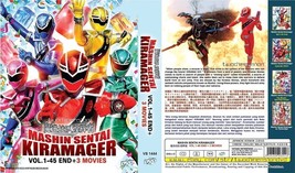 LIVE ACTION DVD~Mashin Sentai Kiramager(Fine 1-45+3 film)Sottotitoli in... - £24.40 GBP