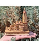 Shri Ram Mandir Ayodhya 3D Model Wooden Hand Carved  - €28,65 EUR