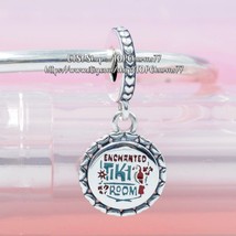 925 Sterling Silver Disney Parks Enchanted Tiki Room Dangle Charm with Enamel  - £14.18 GBP