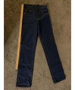 Vintage 1983 Levis Student Fit Jeans Denim 26 x 33 720-0217 Straight Dark - £85.33 GBP