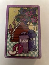 Vintage Playing Cards Western Publishing Co. Teapot Flowers Apple Sugar Flour - £10.04 GBP