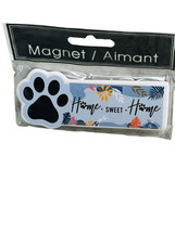 House Is Full Of Love &amp; Paw Prints Ceramic Refrigerator Dog Animal Magnet. - £12.12 GBP