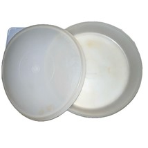 Vintage Tupperware 242-1 With Tupper Seal Lid 224-7 Round Pie Cupcake Ke... - $18.00