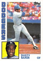 1984 Topps #40 Dusty Baker Los Angeles Dodgers - £0.69 GBP