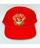 Vintage RARE San Francisco 49ers Team of the 80&#39;s Superbowl Corduroy Hat... - $59.39