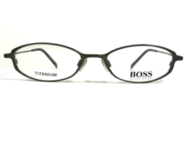 HUGO BOSS HB 11038 OL Brille Rahmen Gunmetal Grau Rund Voll Felge 50-18-145 - £52.03 GBP