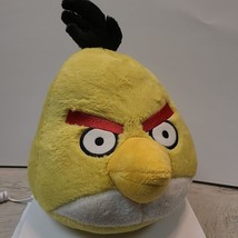 Commonwealth 8&quot; Angry Birds Staring Chuck Rovio Yellow Plush Toy Pre-owned - £7.81 GBP
