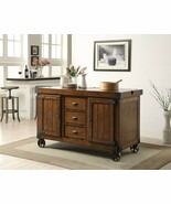 Kabili Kitchen Cart, Antique Tobacco Finish - $2,279.10 CAD