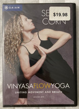 Vinyasa Flow Yoga Uniting Movement And Breath DVD By Gaiam Seane Corn Ne... - $14.94