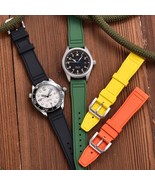 21mm Premium Grade Fluororubber FKM Waterproof Rubber Watch Strap/Watchband - $40.33 CAD