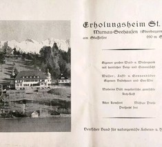 1940 Erholungsheim St Uli Hotel Murnau Advertisement Germany Import DWMM2 - $41.13 CAD