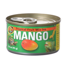 [Pack of 4] Zoo Med Tropical Fruit Mix-Ins Reptile Food Mango 3.4 oz - £29.52 GBP