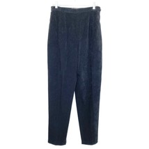 Talbots Women&#39;s size 12 Suede Cloth Stretch Slacks Pants Black - £19.82 GBP