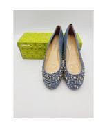 Gianni Bini Blue Stripe Gold Stars Flats Women&#39;s 6.5 M NWB - $55.48 CAD