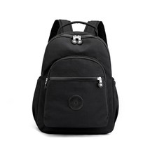 High Quality Nylon Women&#39;s Backpack Soild Color Design Ladies Travel Backpack Fa - £31.63 GBP