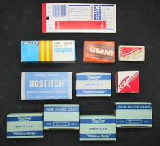 Vintage Lot of Office Supplies - Swingline, Bostitch, Arrow, A&amp;W, OMNI - £6.03 GBP