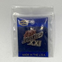 1987 Super Bowl XXI Rose Bowl New York Giants Denver Broncos NFL Lapel Hat Pin - £6.35 GBP