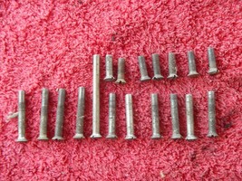 Motor engine case screws lot #2 1962 62 Rex 50 KL35 KL30 CycloThrust - £10.89 GBP