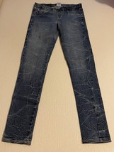 Levi&#39;s Jeans Girls Leggings Size 16 Pull On Elastic Distressed Design - £9.42 GBP