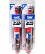 2 - Oral-B Kids Star Wars Battery Powered Toothbrushes, Chewbacca + Dart... - $26.02 CAD