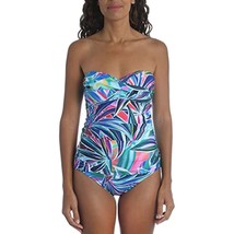 MSRP $94 La Blanca Standard Bandeau Tankini Swimsuit Top ONLY Size 10 NWOT - £17.17 GBP